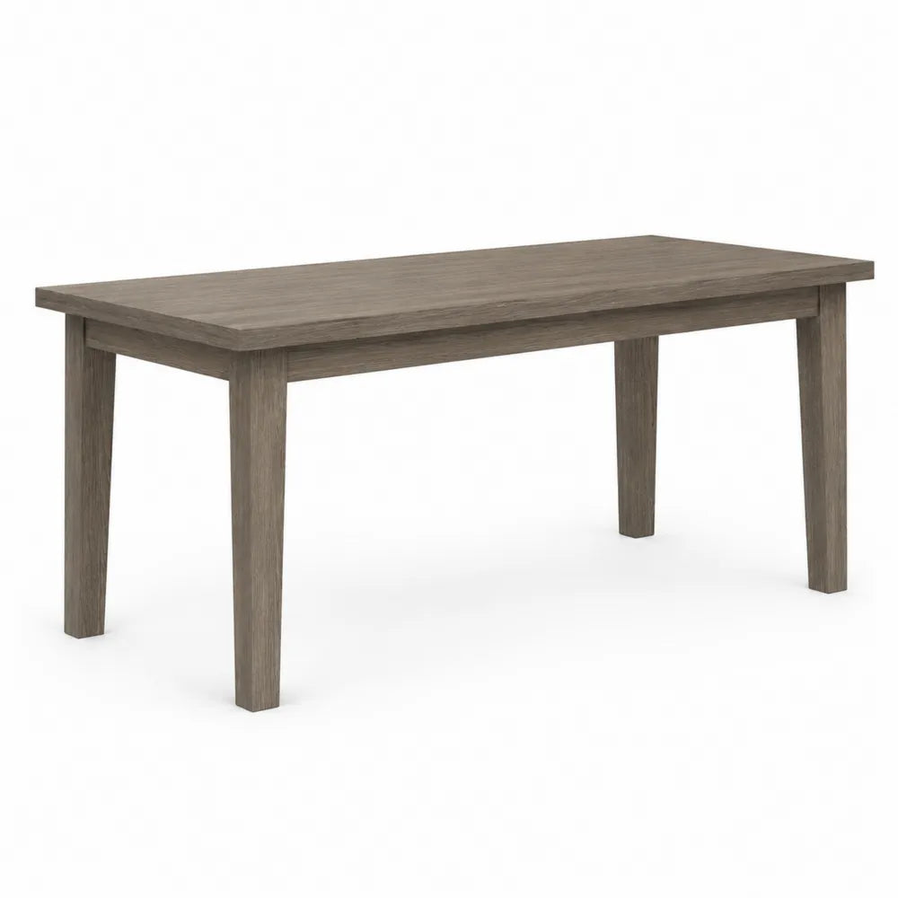 Esstisch Rechteckig Eichenholz Braun 180x90x75 cm