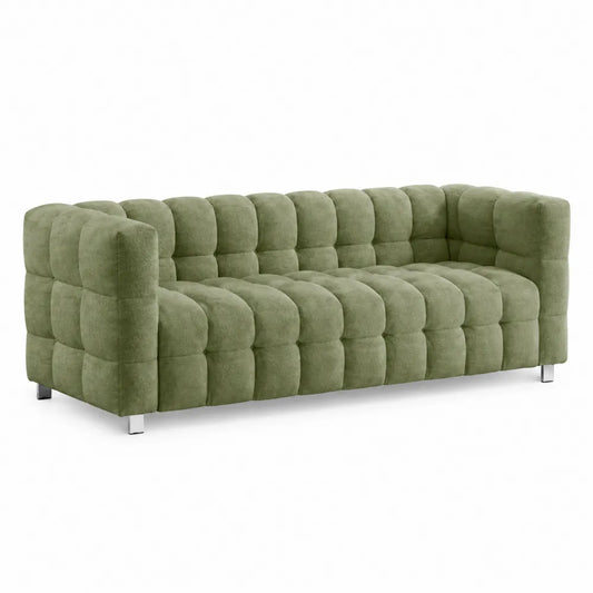 3-Sitzer Sofa Grün Stoff